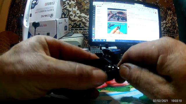 Eachine E520S замена камеры на 5.8GHz