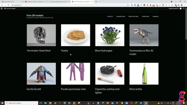 Free 3D Models Download in FBX, OBJ, 3ds Max, and other formats смотреть онлайн