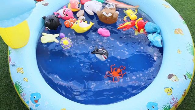 Colors for Kids - Learn Animal Names with Baby Shark | Toy for Kids | Lum Sum Kids смотреть онлайн