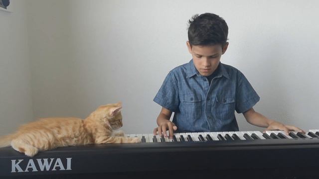 Guns´n Roses/Pink/Beyonce Piano Medley - Felix age 11 смотреть онлайн
