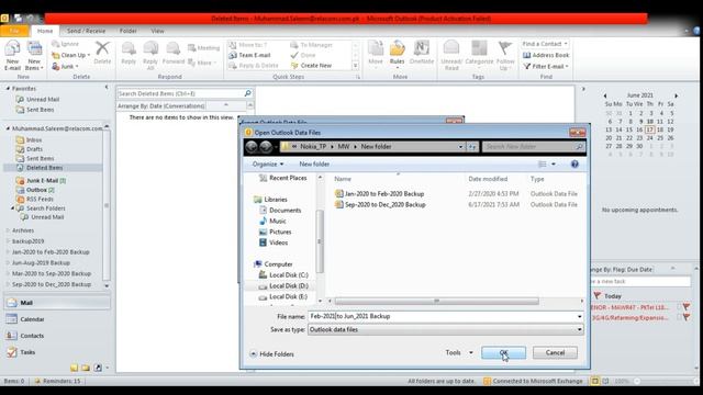 How to Export and Import Outlook Emails To PST Files ll Exporting Outlook Files смотреть онлайн