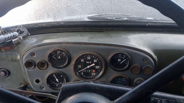 Запуск Газ-53 в мороз. С котлом 220 V почти как летом смотреть онлайн
