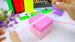 Подарок на День Учителя своими руками ? Как сделать подарочную коробку из бумаг