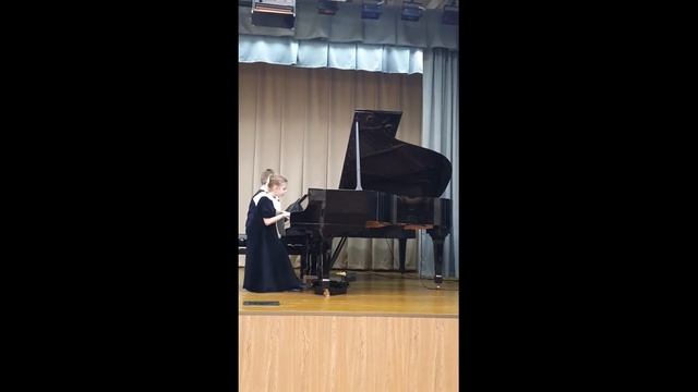 В.Гаврилин-Вальс из балета"Анюта"(для ф-но в 4 руки).Устинья Мищенко(9 лет) и Илья Супрунов(9 лет) смотреть онлайн