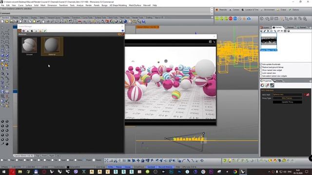 51. Введение в Maxwell Render для Rhino. Рендер каналы. смотреть онлайн