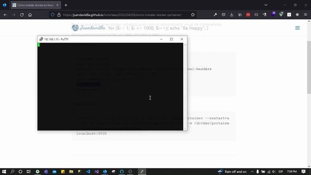 Cómo instalar docker en Linux con administrador visual de contenedores llamado Portainer | 2022 смотреть онлайн