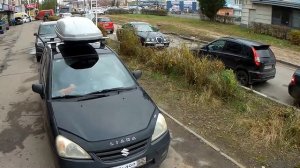 Багажник Бокс на крышу Suzuki Liana универсал (2001-2008) в Нижнем Новгороде. АВТоДОП-НН.