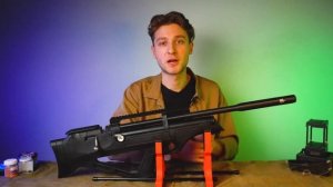 ОБЗОР Пневматическая винтовка Hatsan Flashpup QE (6.35 мм, пластик, PCP)