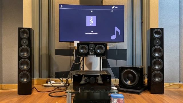 SVS Prime Pinnacle /TEST Drum Improvisation 2 / YAMAHA RXA-6A / Pure Direct смотреть онлайн