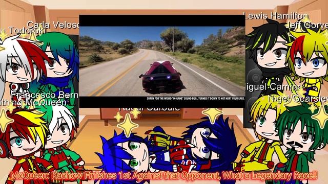 Pixar Cars (WGP Racers) React to Real Cars (Forza Horizon Driving Like a Boss) | Gacha Club| Part 2 смотреть онлайн