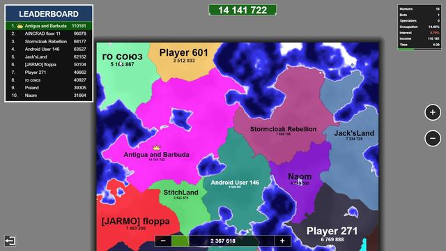 Battle Royale Free For All Domination Strategy! Territory Games io - Territorial IO смотреть онлайн