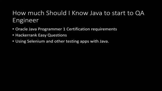 How Much Java I Should Learn to Work as QA Engineer? (10007) смотреть онлайн