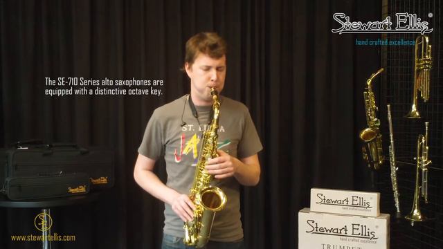 Andre de Laat about the Stewart Ellis SE-710 saxophone смотреть онлайн