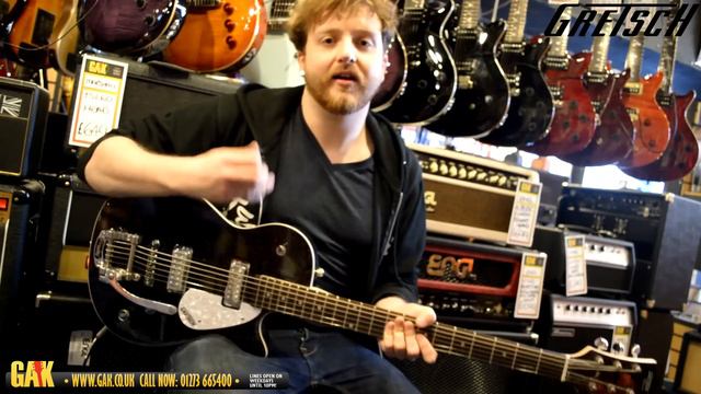 Gretsch - G5265 Jet Electromatic Baritone Guitar Demo at GAK! смотреть онлайн