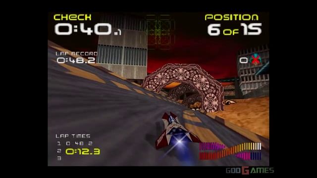 Wipeout 64 - Gameplay Nintendo 64 HD 720P смотреть онлайн