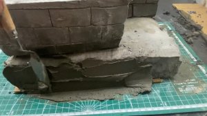 Фонтан из Пенопласта и цемента.