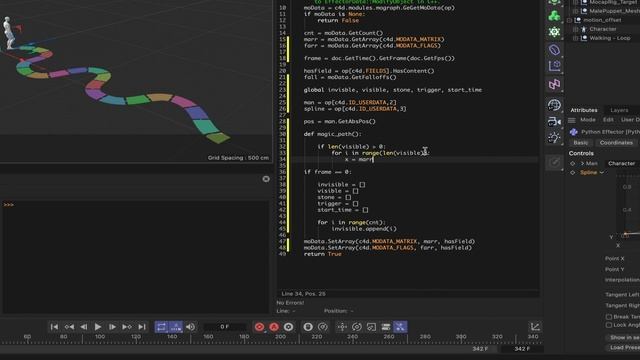 Cinema 4D Python Tutorial 11: Magic Path Effector смотреть онлайн