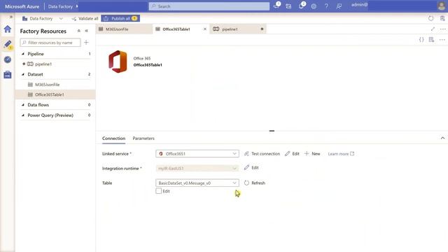 Pulling O365 data using Azure Data factory Demo смотреть онлайн