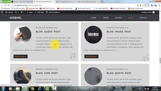 Introduction About Horme - Clean One Page Wordpress Theme смотреть онлайн