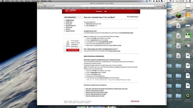 How TO Uninstall JAVA 7 WORKS* Technic Launcher MINECRAFT **** MAC Moutain Lion смотреть онлайн