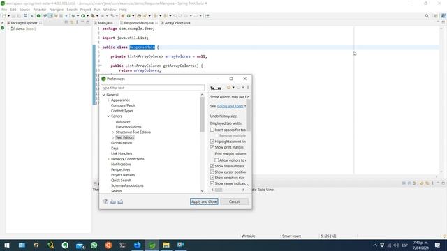 Curso de Eclipse & STS4 | (Ajustes) Como Poner La Margen De Limite de Caracteres por Línea en STS4 смотреть онлайн