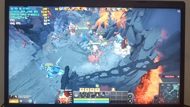 RYZEN 3 3250U - Dota 2 - VEGA 3 - RAM 8 GB смотреть онлайн