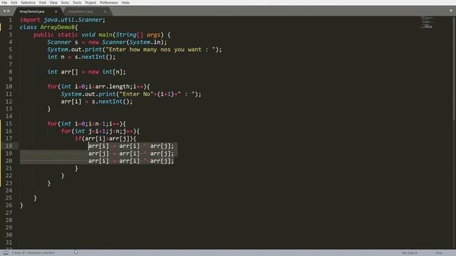 Java Array Part-4 (Sort N nos of array in ascending and descending - Practical Demo) смотреть онлайн