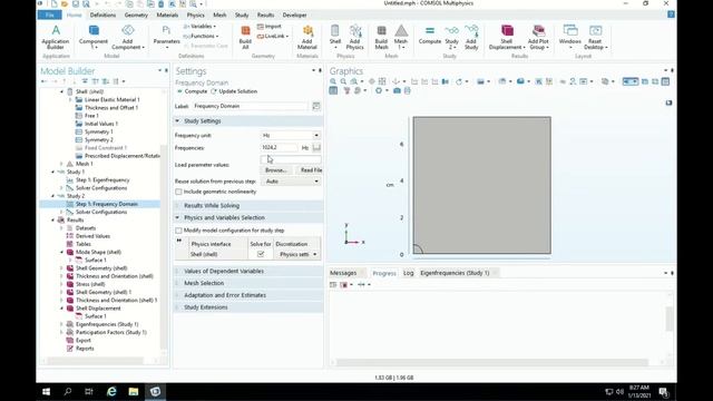 Harmonic Analysis of a Chladni Plate using COMSOL смотреть онлайн