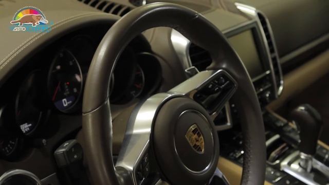 Окраска обода рулевого колеса Porsche Cayenne в 