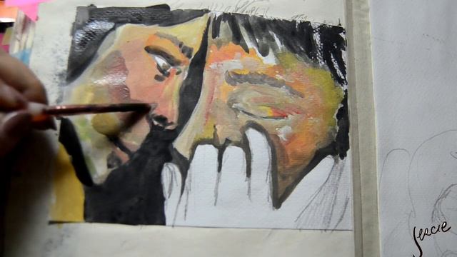 How i paint using gouache / COUPLE смотреть онлайн