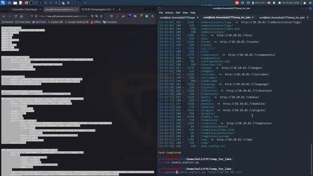 Обучение пентесту с нуля | CTF | TryHackMe - Daily Bugle | Информационная безопасность | Joomla смотреть онлайн