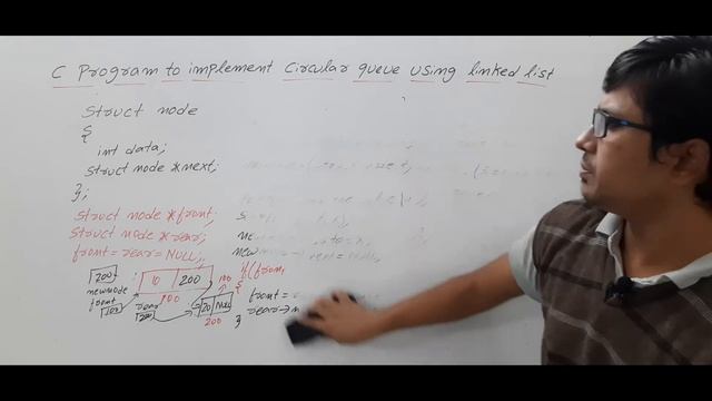 IMPLEMENTATION OF CIRCULAR QUEUE USING LINKED LIST | CIRCULAR QUEUE | DATA STRUCTURES смотреть онлайн
