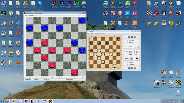 CHECKERS for PC - RUSSIAN CHECKERS | ШАШКИ смотреть онлайн