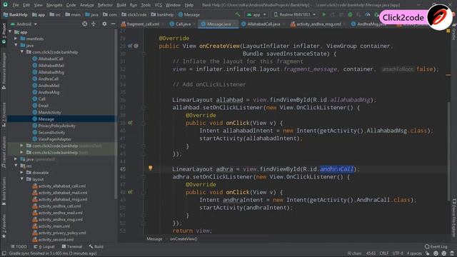 Calling & Messaging - Part 06 | Fragment to Activity | set On Item Click Listener Method смотреть онлайн
