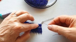 Украшения из бисера. КЛАССИЧЕСКОЕ КОЛЬЕ.  Мастер класс - 1