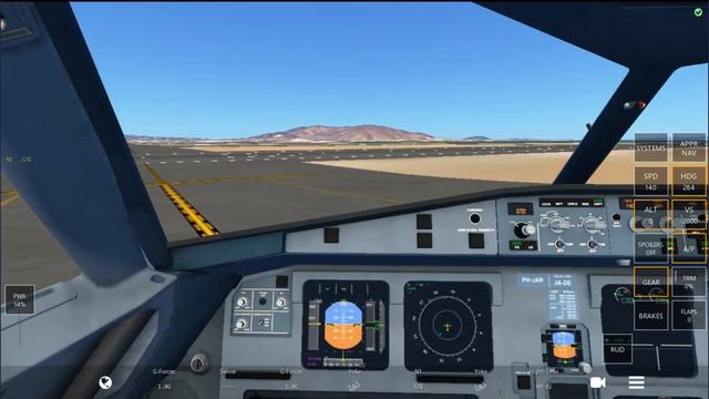 INFINITI FLIGHT Посадка Airbus A320-200 US AIRWAYS  В АЭРОПОРТУ