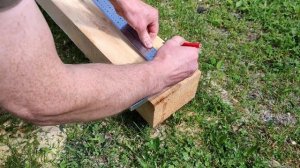 Как соединить брус, угловое соединение в пол дерева,  соединение в шип.