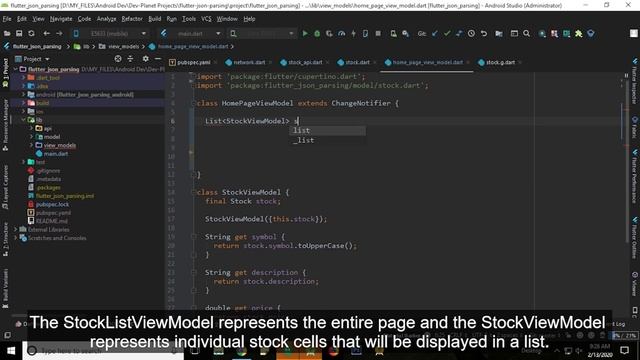 Flutter Parsing JSON | Fetching Items From JSON Web API смотреть онлайн