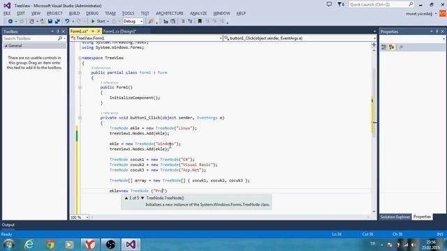 C# Ders 50 TreeView Kullanımı смотреть онлайн