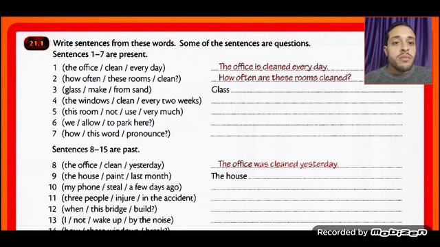 Essential Grammar in Use- unit 21 the passive 1-the present simple(is done)the past simple(was done смотреть онлайн
