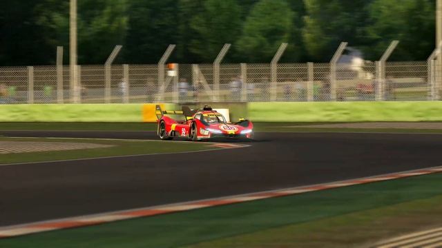 Ferrari 499P LMH 2023 on Imola Testting! with this car carefully for a few laps! 4K Assetto Corsa смотреть онлайн