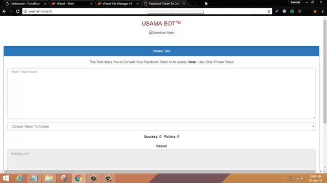 How To Convert Facebook Access Token To Cookie Using The Converter Script | TricksFlare смотреть онлайн