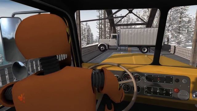 Crash Test Dummy: Snowplow Rampage | BeamNG.drive смотреть онлайн