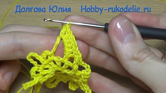 Вязание крючком БАБОЧКА // butterfly crochet смотреть онлайн