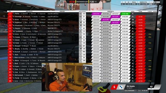 Квалификация к самой важной гонке в этом году. Sim Grid X VCO World Cup: 24h Nurburgring смотреть онлайн