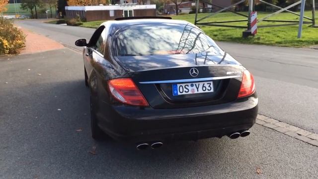 Mercedes CL500 Amg Sound Exhaust Revs Acceleration смотреть онлайн