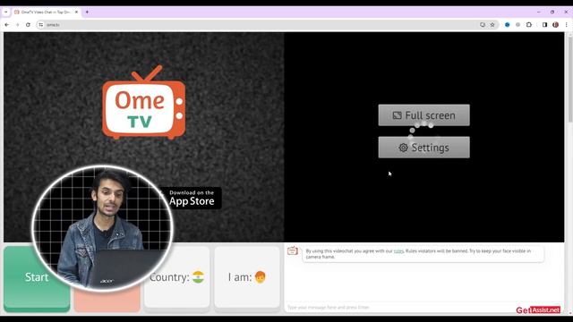 How To Use Ome TV | Best Omegle Alternative #ometv #getassist
