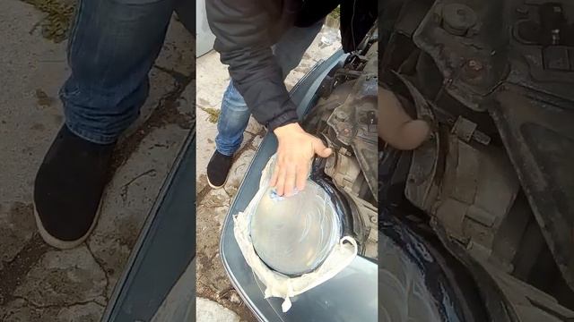 W203 полировка фар смотреть онлайн