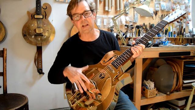 Mattsen Resonator Guitars Custom Roadster Model #8420 смотреть онлайн