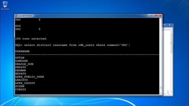Oracle DB 12c - Managing Users in CDB & PDB смотреть онлайн